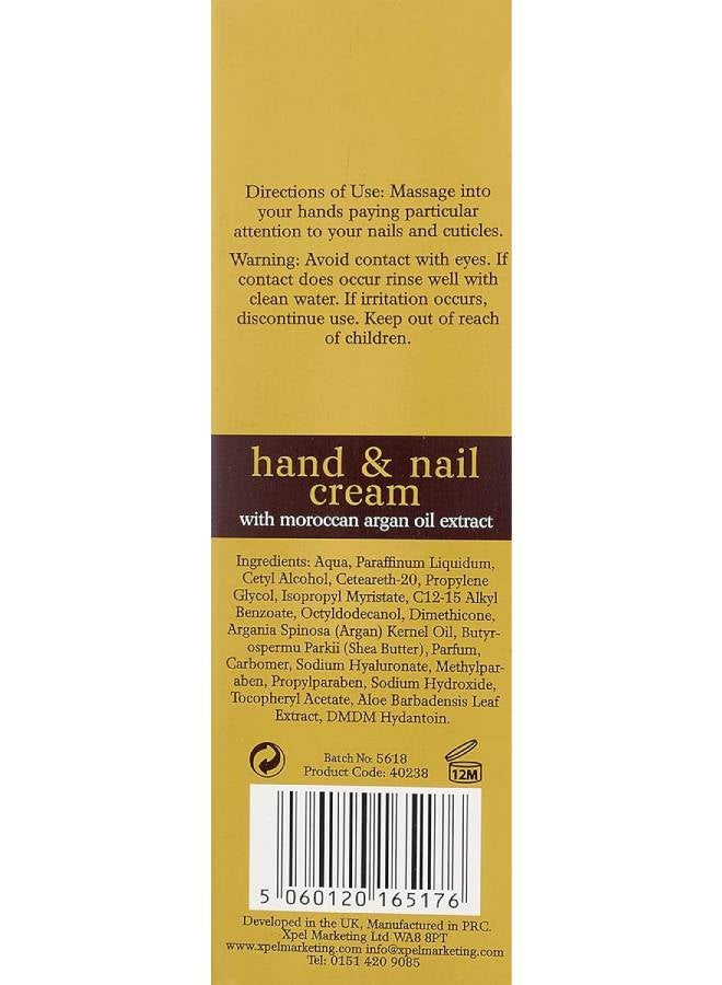Argan - hand and nail cream with moroccan argan oil extract Brown 100ml - Image 1