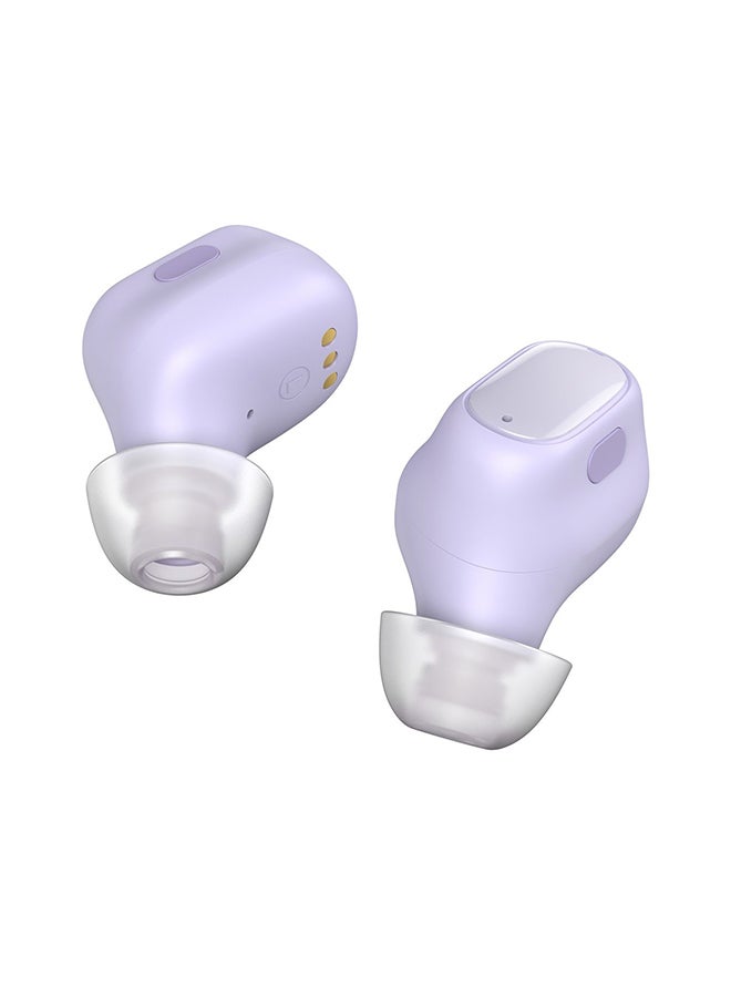 Baseus Bowie E2 True Wireless Waterproof Bluetooth V5.2 TWS Noise Cancelling Earphones Touch Control Earbuds HiFi Stereo 205H Earbuds with Charging Case for iPhone Android - purple Purple - Image 4