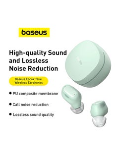 Baseus Bowie E2 True Wireless Waterproof Bluetooth V5.2 TWS Noise Cancelling Earphones Touch Control Earbuds HiFi Stereo 205H Earbuds with Charging Case for iPhone Android - Green Green  - Image 4