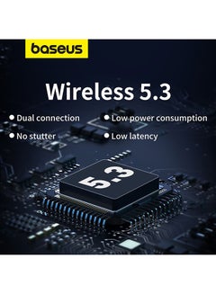 Baseus Bowie E2 True Wireless Waterproof Bluetooth V5.2 TWS Noise Cancelling Earphones Touch Control Earbuds HiFi Stereo 205H Earbuds with Charging Case for iPhone Android - Green Green  - Image 5