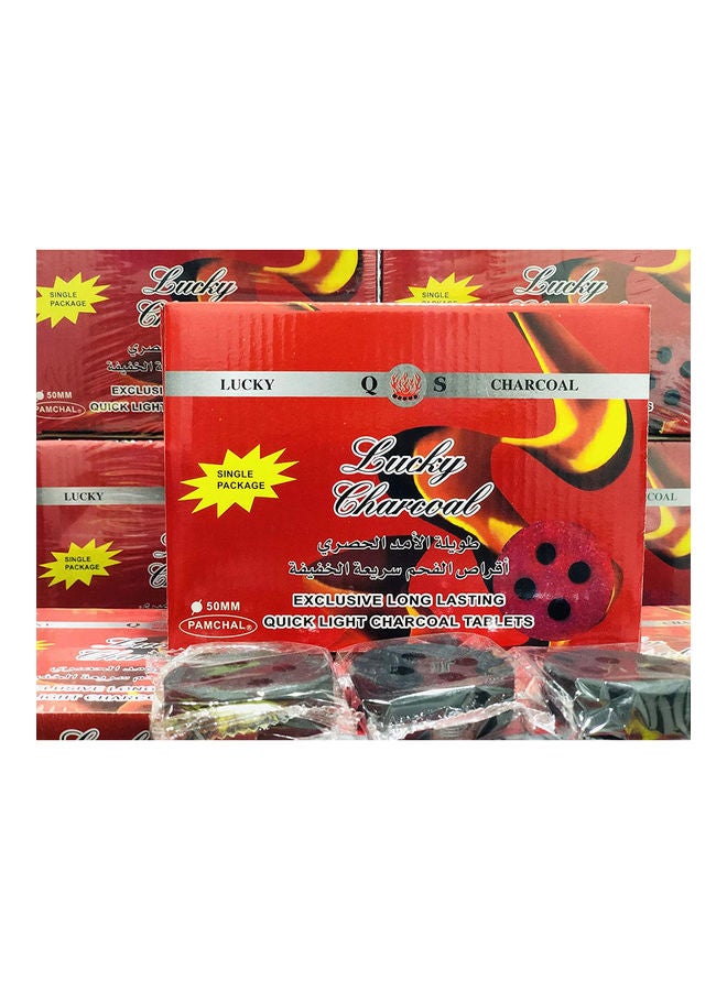 Lucky 20-Piece Charcoal-Bakhoor Coal Black 50mm - Image 4