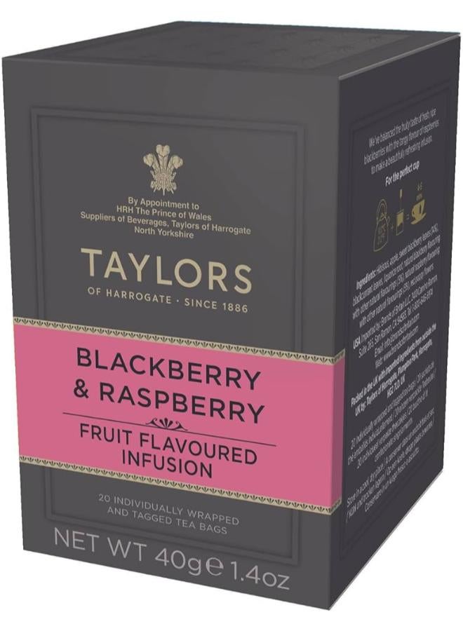 Blackberry & Raspberry Infusion Tea 40 gmLiters Pack of 20