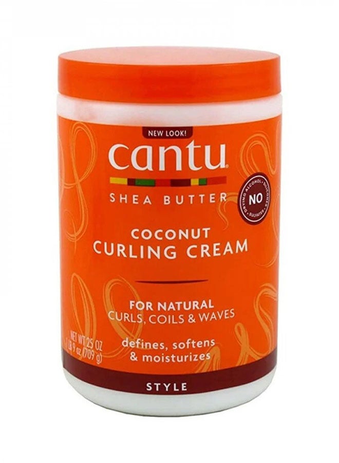 Cantu - Shea Butter Coconut Curling Cream For Natural Hair Multicolour 709grams - Image 1