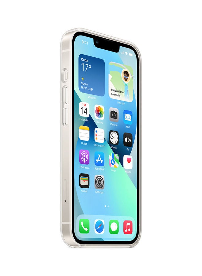 غطاء حماية واق مع شاحن ماج سيف لهاتف أبل آيفون 13 شفاف - Image 3