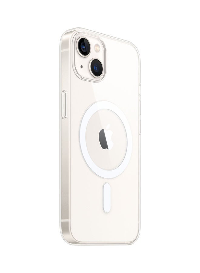 غطاء حماية واق مع شاحن ماج سيف لهاتف أبل آيفون 13 شفاف - Image 2