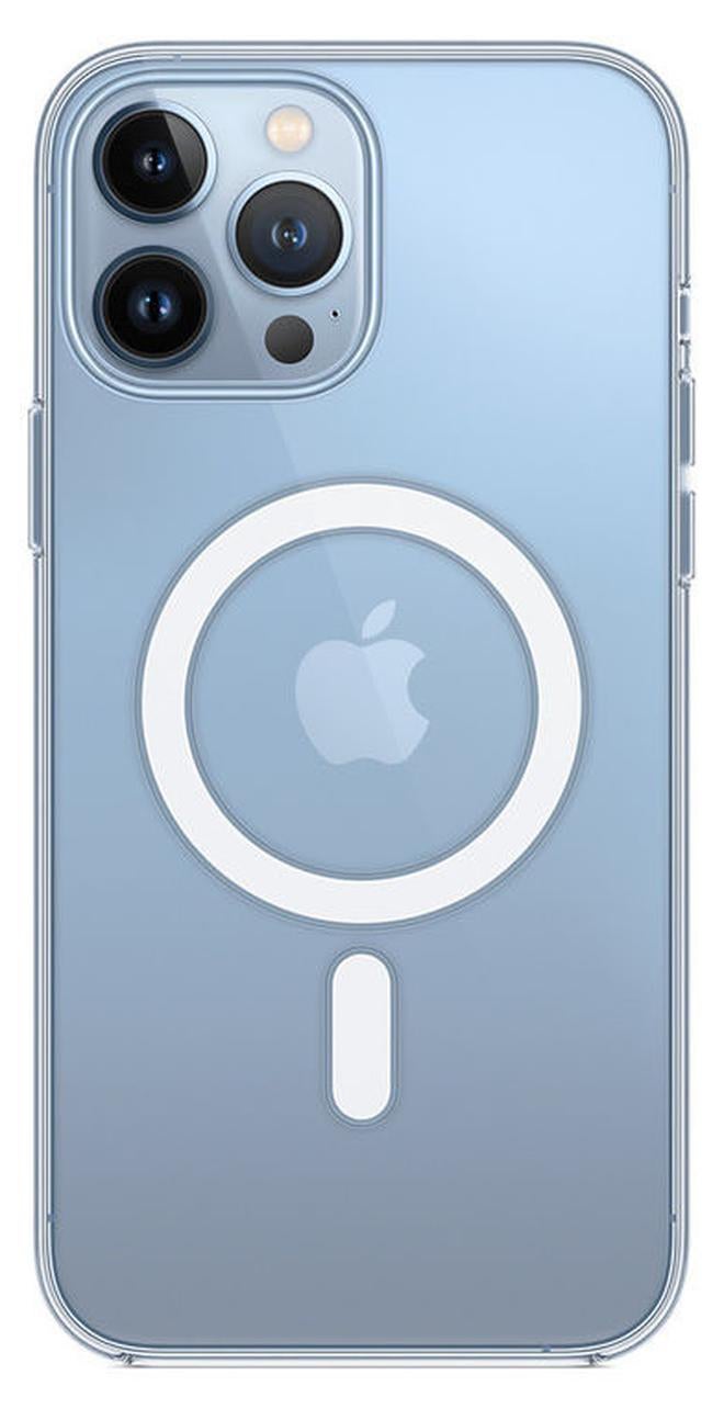 غطاء حماية واق ماج سيف لهاتف أبل آيفون 13 برو ماكس شفاف - Image 1