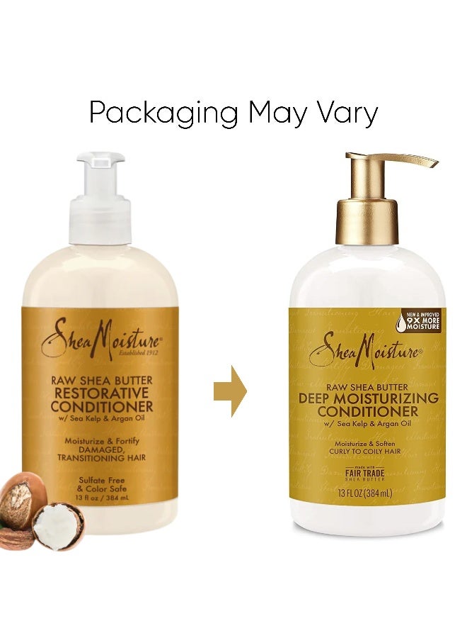Raw Shea Butter, Deep Moisturizing Conditioner, Packaging May Vary Multicolour 384ml