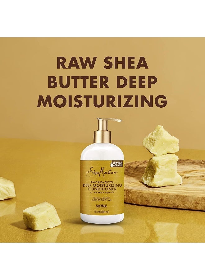 Raw Shea Butter, Deep Moisturizing Conditioner, Packaging May Vary Multicolour 384ml