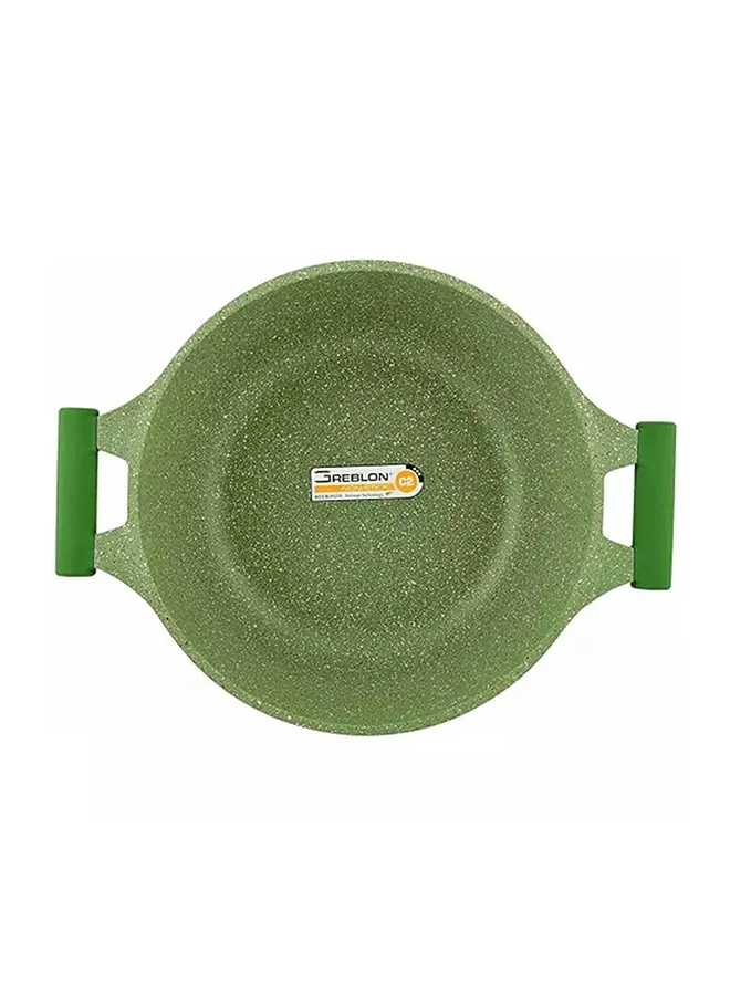 Prestige Granite Non-Stick Aluminium Sauce Pan With Lid Green