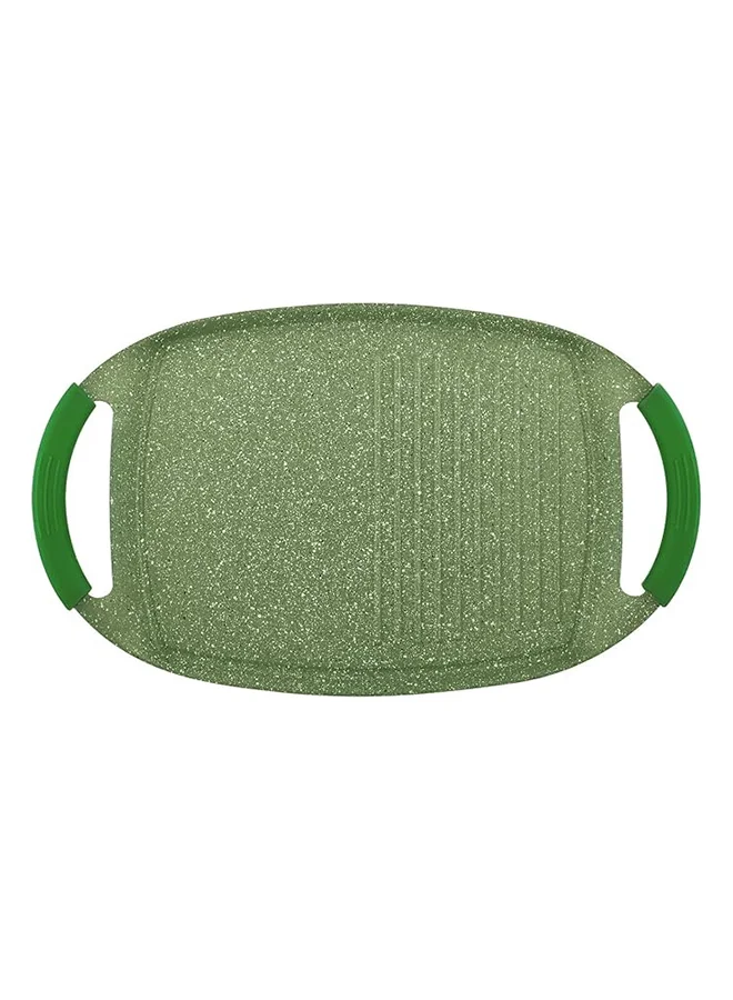 Prestige Granite Non-Stick Aluminium Two Handle Grill Pan Green 36cm
