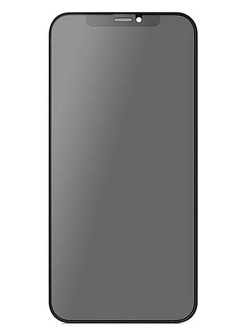 PROMATE DropProtect Privacy 3D Glass With Built-in Bumper For iPhone 12 Black - Image 1