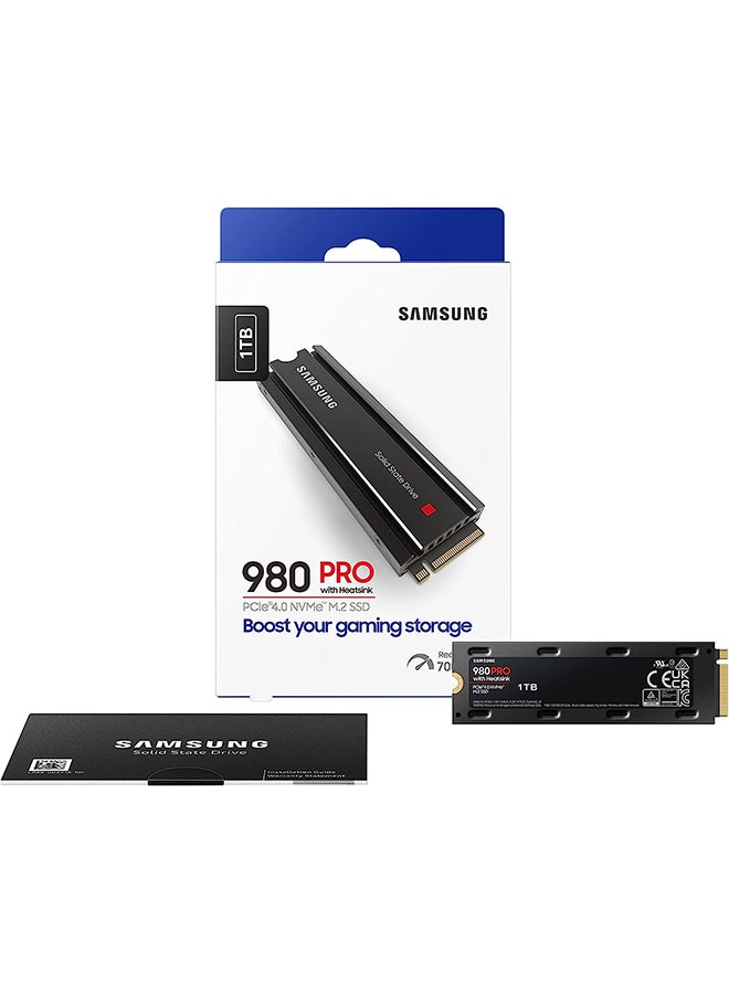 محرك أقراص SSD ‏980 برو داخلي مزود بمشتت حراري، يتميز بإصدار بمعيار X4 NVMe 1.3c M.2 من الجيل الرابع ومزود بواجهة PCIe، طراز MZ V8P1T0CW 1 TB - pnsku/N52408257A/45/_/1695639145/5b8ca294-de46-4c9e-80b9-d725392370bb