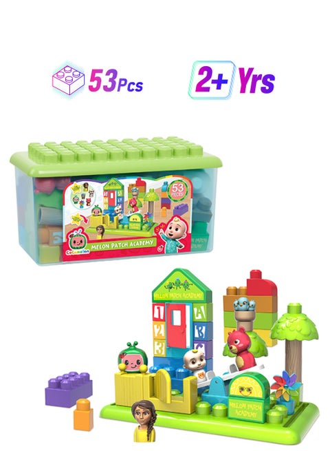 96119 53-Piece Melon Patch Academy Large Building Blocks 53 2+ Years