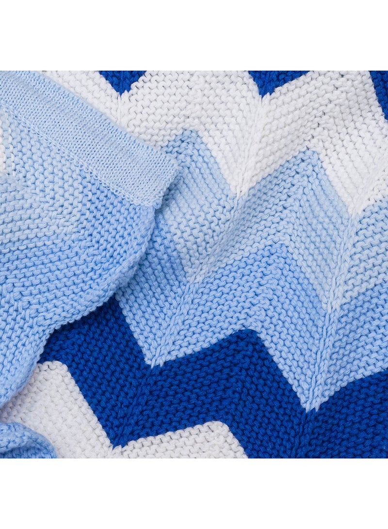 مون بطانية محبوكة من القطن بتصميم مريح للأطفال - Image 4