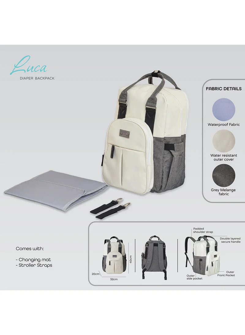 Moon Luca Diaper Bag With Stroller Clips