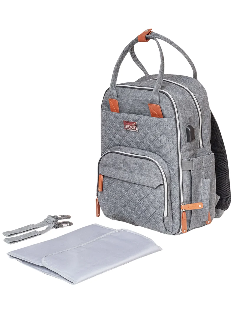 Moon Nutra Diaper Backpack - Grey