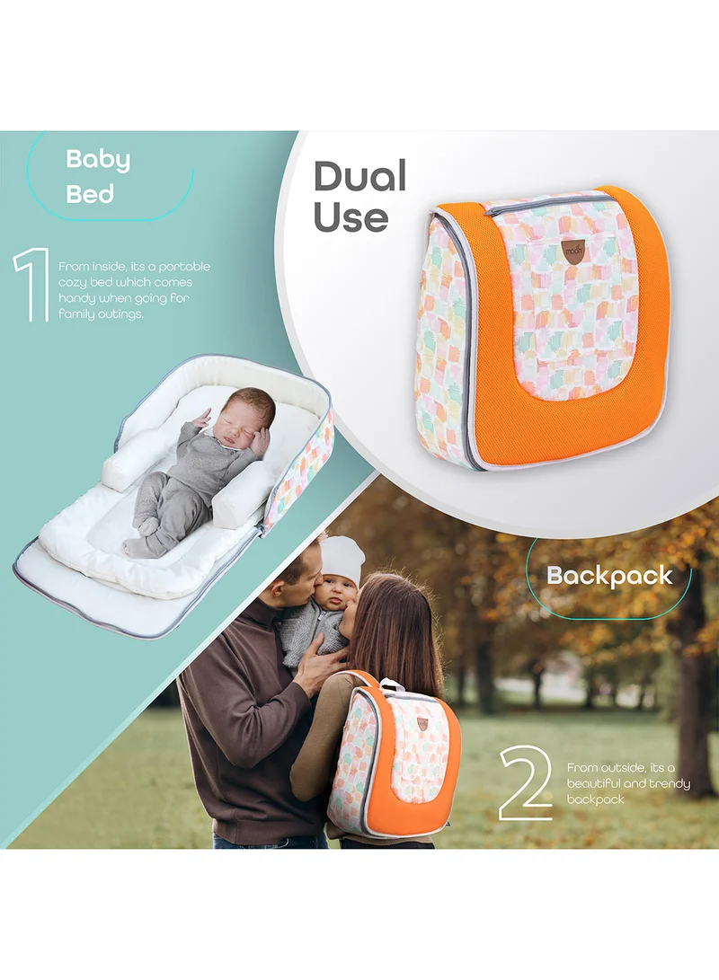 Moon 2-In-1 Travel Baby Bed And Backpack