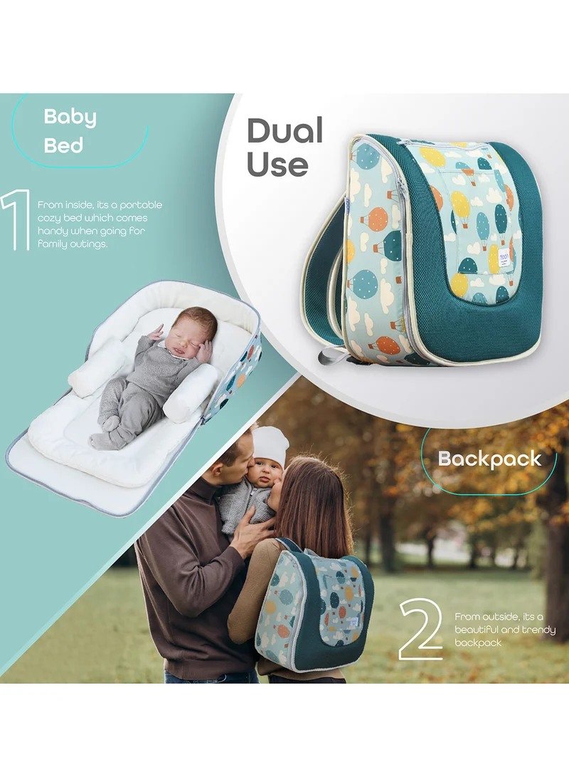 Moon Multifunctional Portable Travel Baby Bed And Backpack