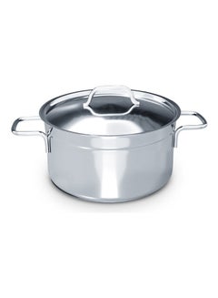 DELICI Stainless Steel Sauce Pan 24cm (DSPD 24W), 304 Grade, Non-Stick Interior, Oven Safe, Dishwasher Safe, Premium Lid, Ergonomic Handle Stainless Steel 24cmcm  - Image 1