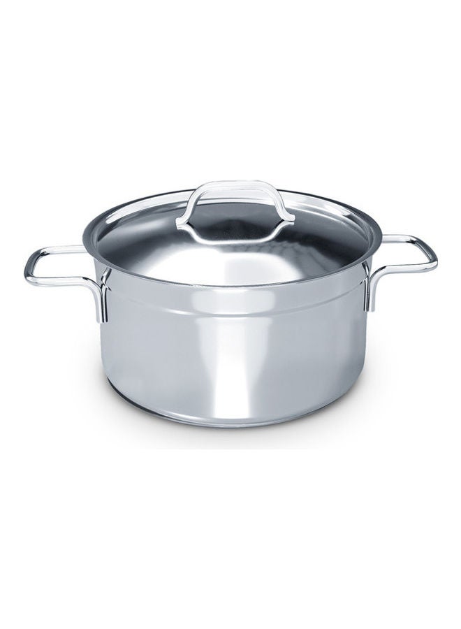 DELICI Stainless Steel Sauce Pan 24cm (DSPD 24W), 304 Grade, Non-Stick Interior, Oven Safe, Dishwasher Safe, Premium Lid, Ergonomic Handle Stainless Steel 24cmcm  - Image 1