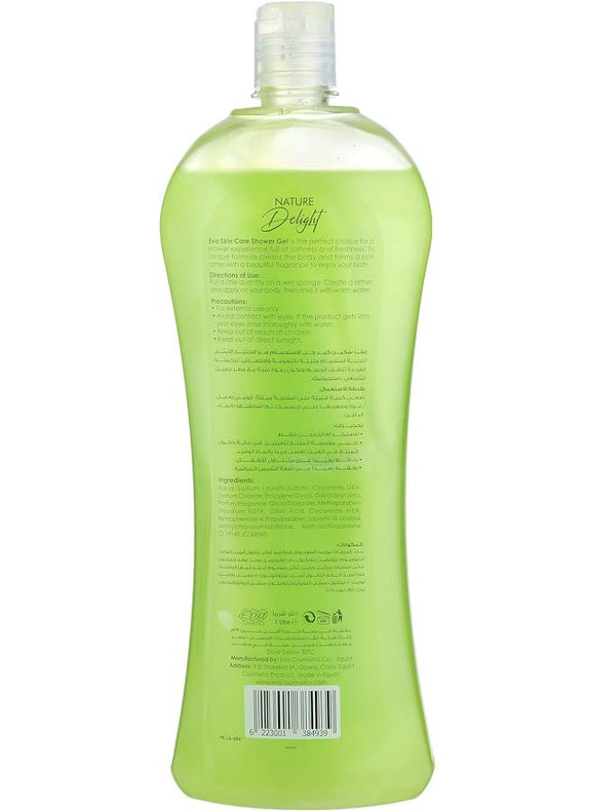 إيفا سكين كير چل الاستحمام 1 لتر (  Nature Delight ) 1Ù„ØªØ±  - Image 2