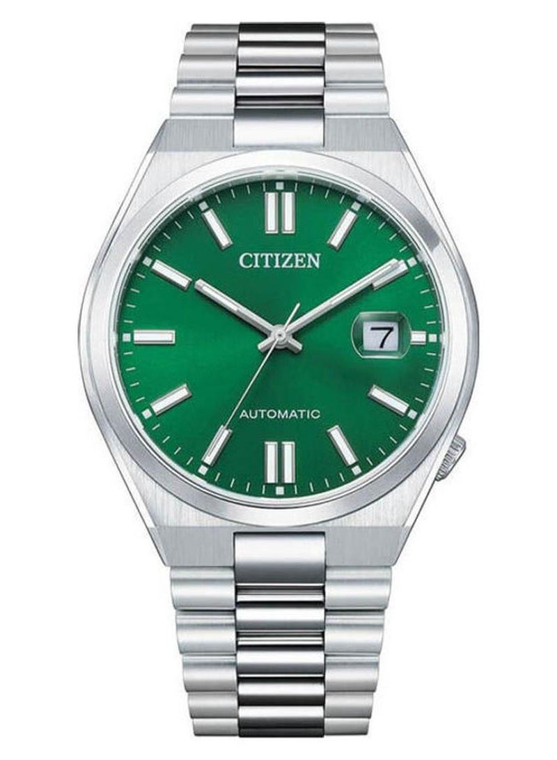 سيتيزن ساعة يد بعقارب وسوار من الإستانلس ستيل طراز NJ0150-81X للرجال - Image 1