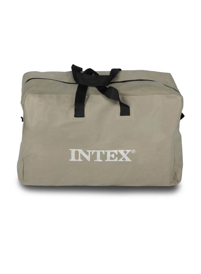 INTEX - INTEX Excursion Inflatable Boat Series: Includes Deluxe 54in Boat Oars and High-Output Pump – SuperTough PVC – Adjustable Seats with Backrest – Fishing Rod Holders – Welded Oar Locks - Image 1