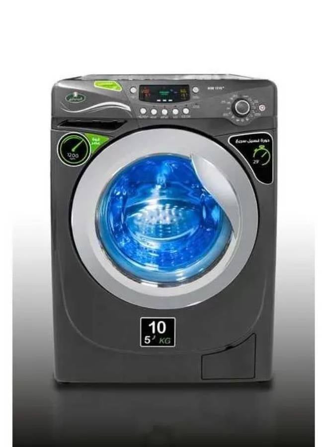 كريازي Wash Machine 10 kilo KW1210 Gray Metalic KW1210 Silver 