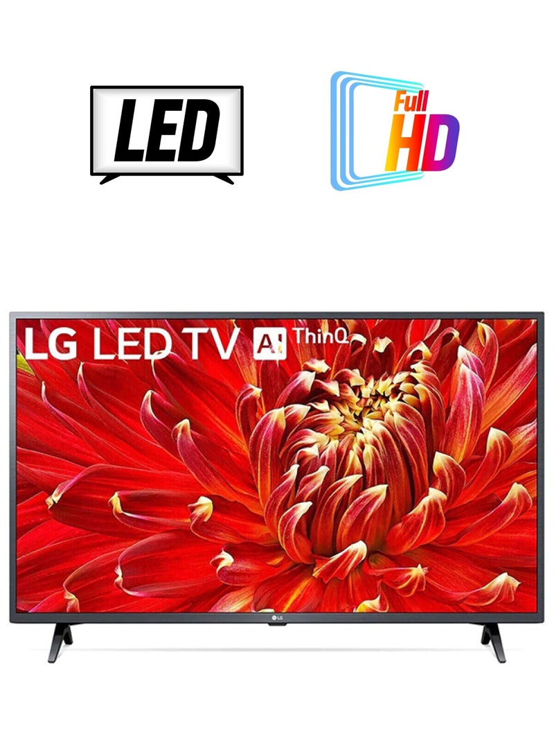 LG - 43-Inch Smart LED TV Full HD HDR With Built-In Receiver 43LM6370PVA Black - Image 1