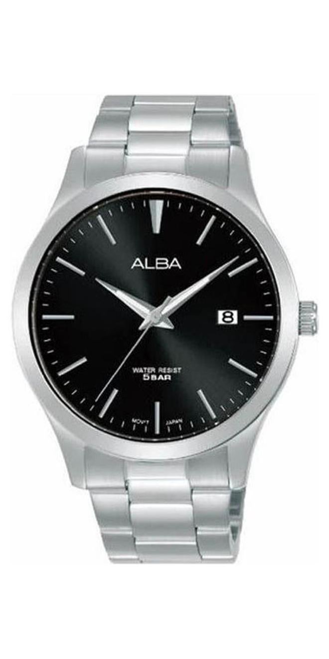 ألبا ساعة بعقارب وسوار من الإستانلس ستيل طراز AS9M35X1 للرجال - Image 1
