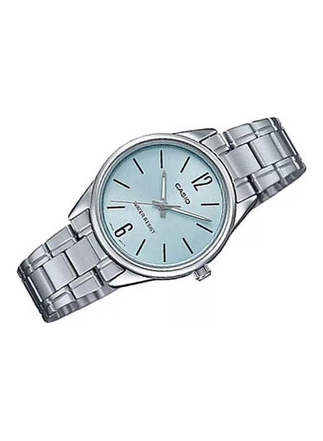 CASIO Men's Stainless Steel Analog Watch LTP-V005D-2BUDF - Image 2