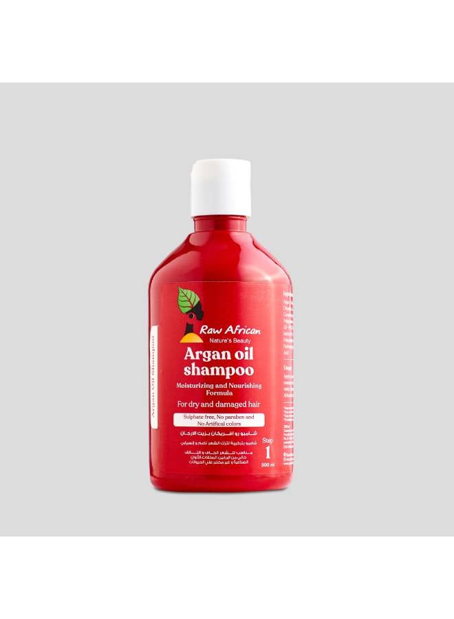 Raw African - Argan Shampoo Red 500ml - Image 1