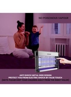 SONASHI Fly, Mosquitoes, and Insect Killer 31W with UV-A Tube for Instant Killing | No Poisonous Vapor/Odor | Easy hanging and clean with Removable Tray | Low Power Consumption Device 31 W SIK-720N Black  - Image 5