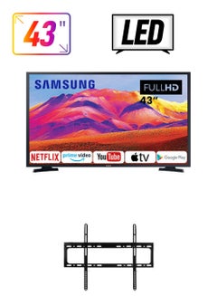 Samsung 43 Inch Full HD LED Smart TV With Flat Panel TV Wall Mount Bracket 20 X 26Cm 43T5300 Black  - Image 1