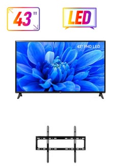 43 Inch Full HD LED TV With Flat Panel TV Wall Mount Bracket 20 X 26Cm 43LM5500PVA/bundle Black
