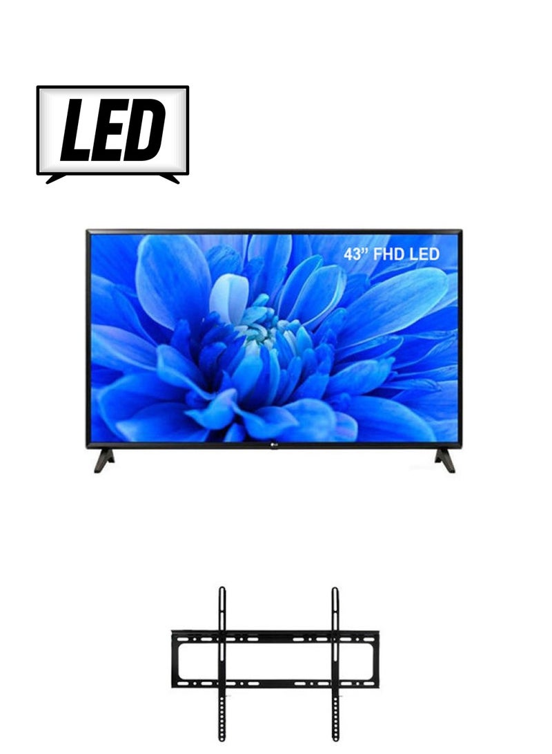 LG 43 Inch Full HD LED TV With Flat Panel TV Wall Mount Bracket 20 X 26Cm 43LM5500PVA/bundle Black - Image 1