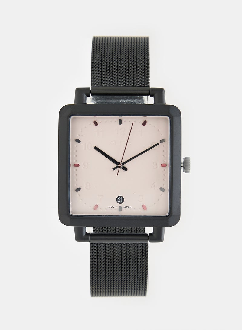 ألبا Men's Stainless Steel Analog Watch AG8L75X1 - Image 1