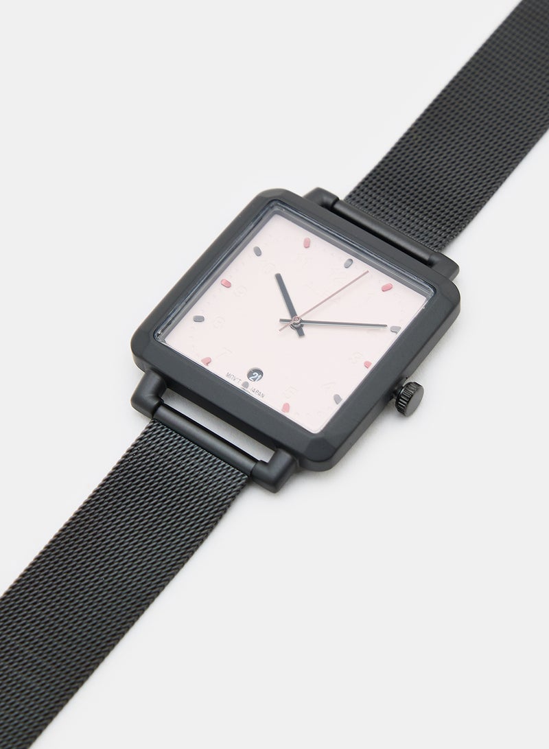 ألبا Men's Stainless Steel Analog Watch AG8L75X1 - Image 3