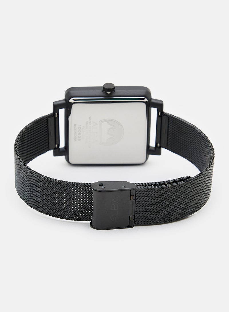 ألبا Men's Stainless Steel Analog Watch AG8L75X1 - Image 2