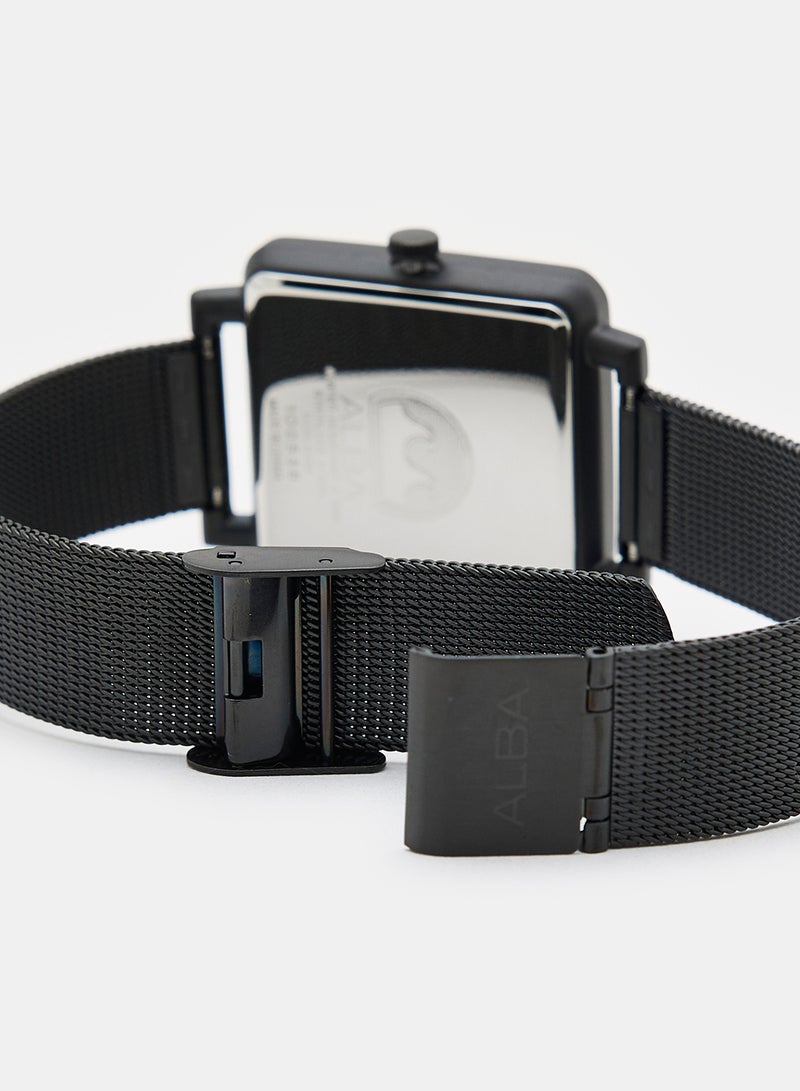 ألبا Men's Stainless Steel Analog Watch AG8L75X1 - Image 4