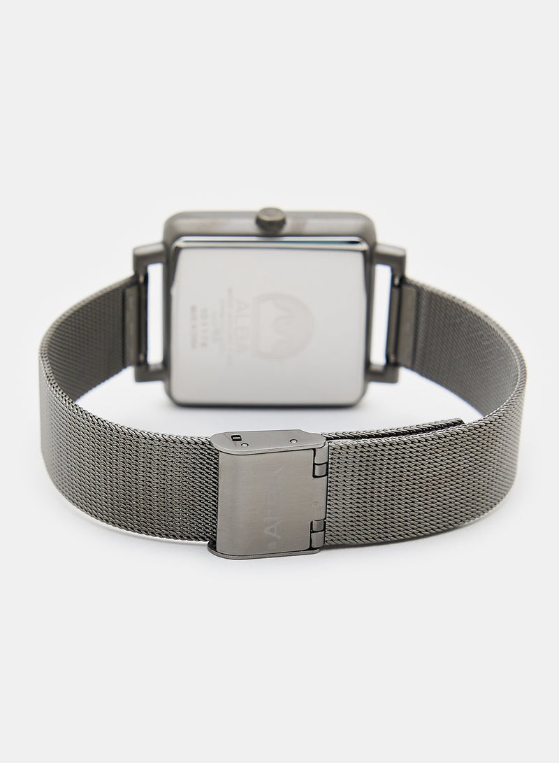 ألبا ساعة تناظرية من الستانلس ستيل AG8L77X1 - Image 2