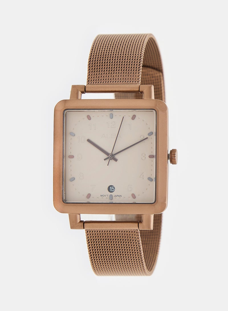 ألبا ساعة أنالوج من الفولاذ المقاوم للصدأ AG8L79X1 - Image 1