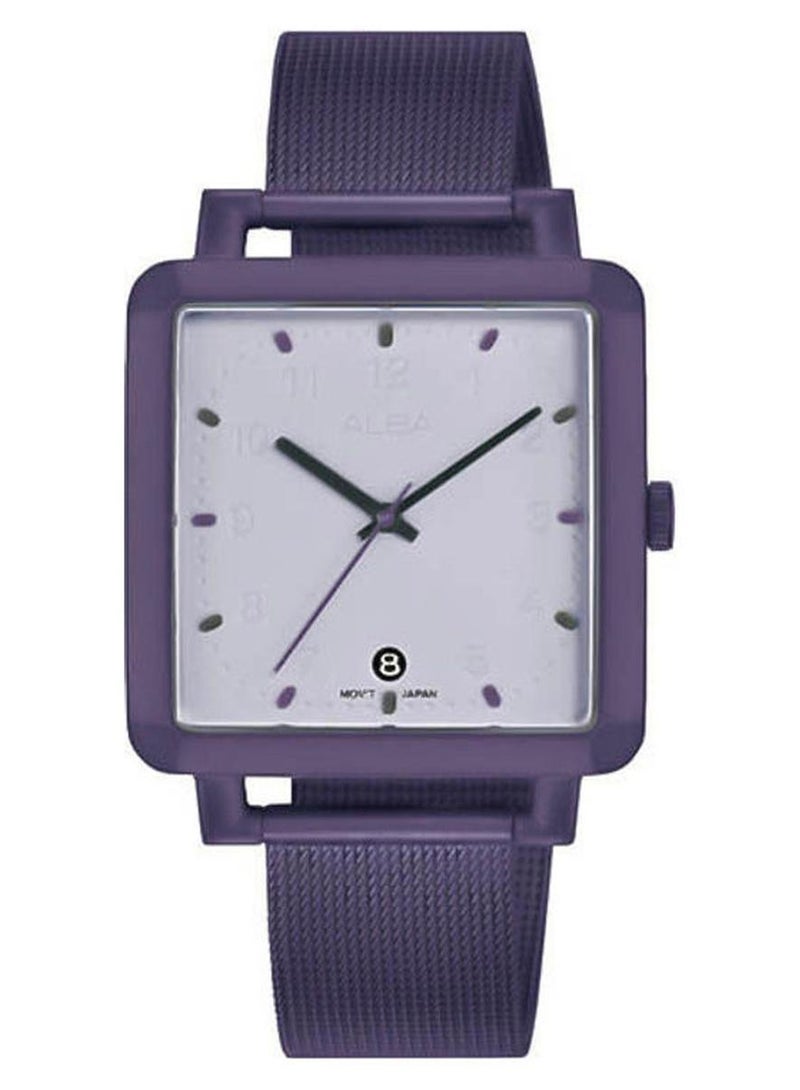 Alba Men's Stainless Steel Analog Watch AG8L81X1 - Image 1