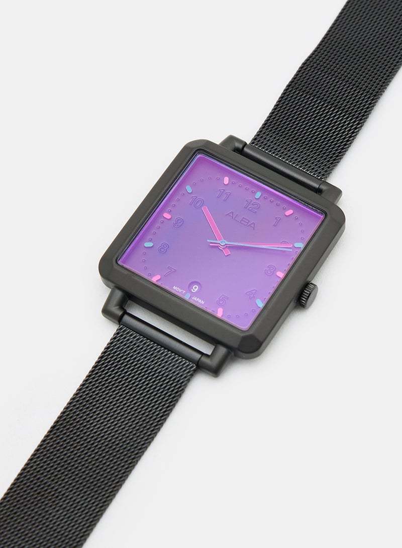 ألبا ساعة تناظرية من الفولاذ المقاوم للصدأ AG8L85X1 - Image 3