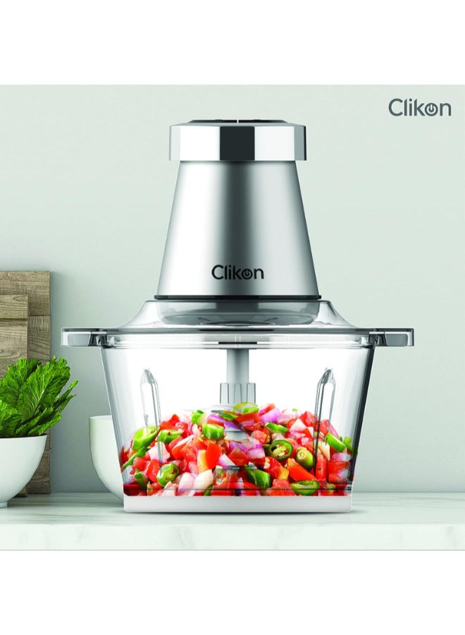 كليكون طقم قطاعة مع مقشرة ثوم 2 L 350 W CK2643 متعدد الألوان  - Image 1