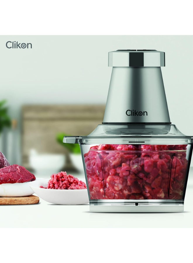 كليكون طقم قطاعة مع مقشرة ثوم 2 L 350 W CK2643 متعدد الألوان  - Image 5