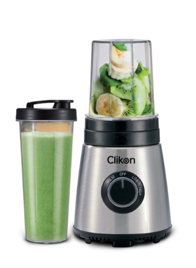 كليكون طقم أداة صنع مشروب السموذي بمحرك نحاسي قوي 600 ml 250 W CK2649 فضي/ أسود/ شفاف  - Image 2