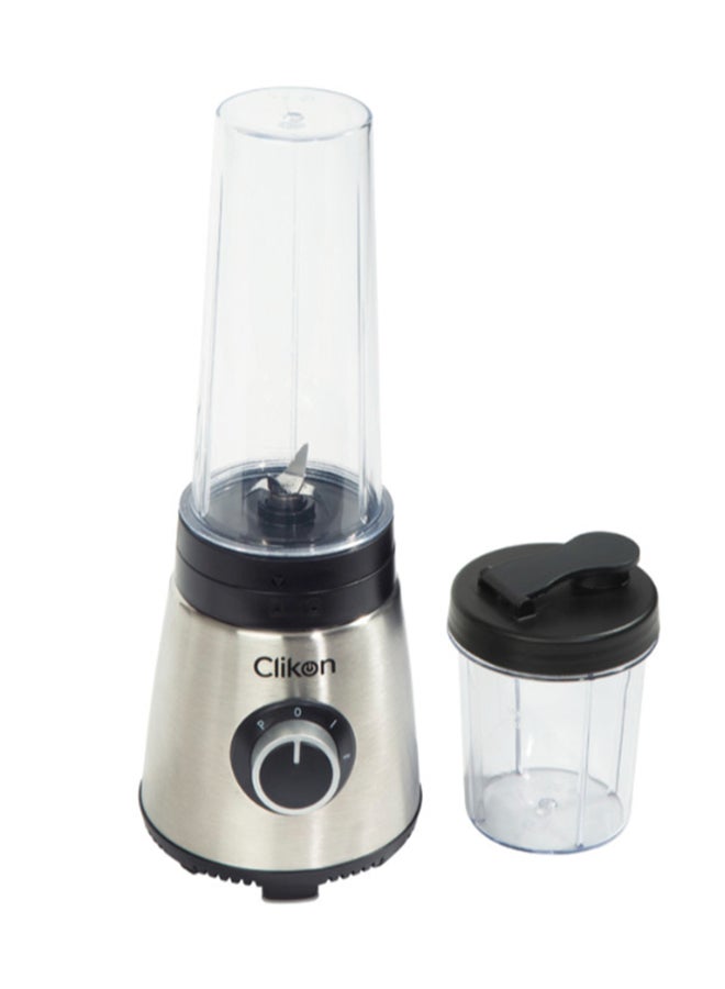 كليكون طقم أداة صنع مشروب السموذي بمحرك نحاسي قوي 600 ml 250 W CK2649 فضي/ أسود/ شفاف  - Image 4