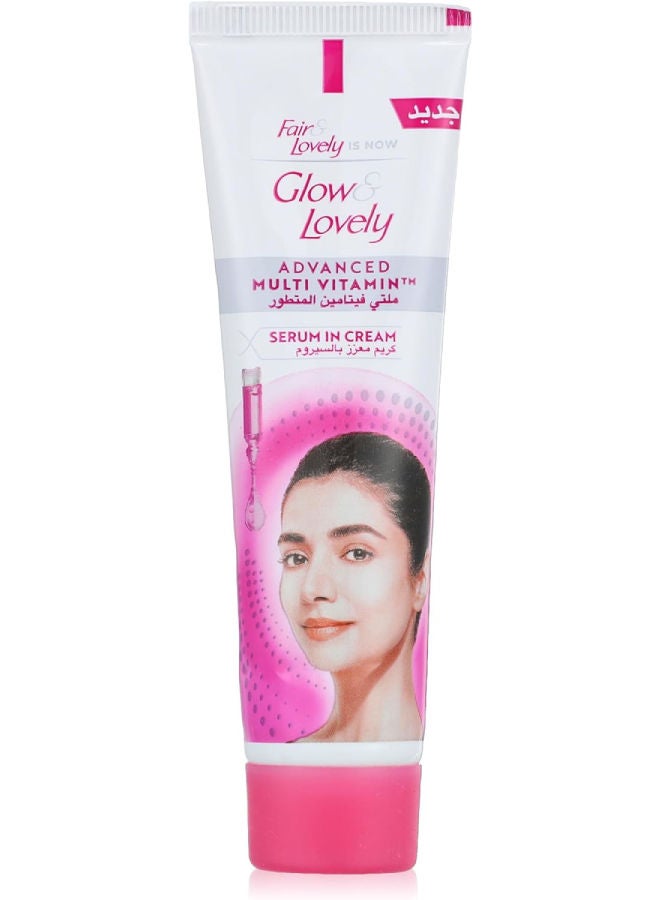 Fair & Lovely - Glow and Lovely Face Cream with Vita Glow Advanced Multi Vitamin for Glowing Skin Multicolour 40grams - Image 1