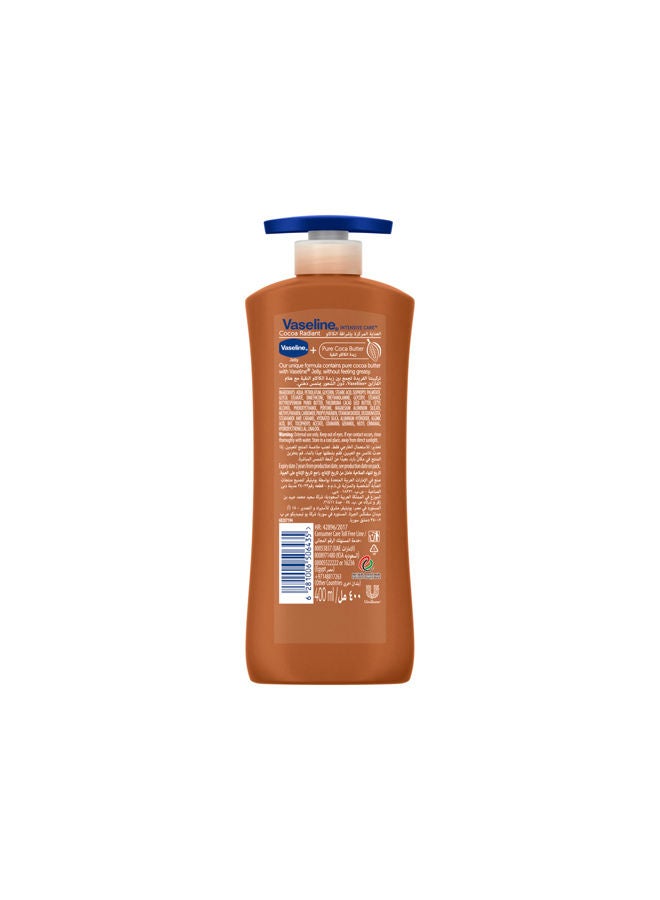 Vaseline Lotion intensive care cocoa radiant made with 100% pure cocoa butter for a natural glow Promo Multicolour 400ml - Image 3